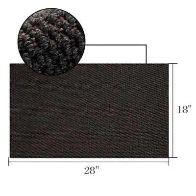 China Washable Black Eco Friendly Rubber Floor Mat Anti Slip Outdoor Covers Mat For Home for sale