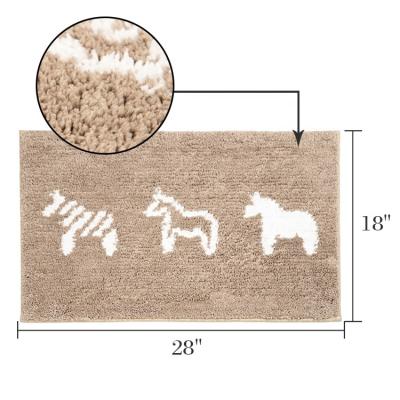 China High Quality Washable Step Jacquard Door Mat Strip Backing Rug And Blanket For Home for sale