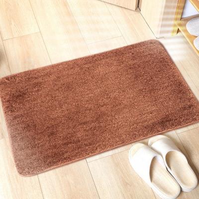 China Washable Microfiber Front Door Mat Carpet And Door Cover Indoor Floor Last With Tape Backing for sale