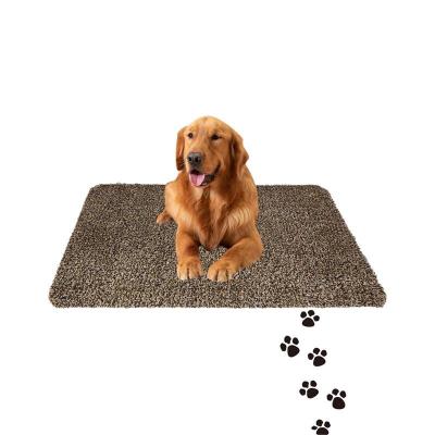 China Innyluck Factory Washable Antideslizantes Goma d'alfombras 100 Percent Polyester Microfiber Mud Mat Indoor Door Mat for sale