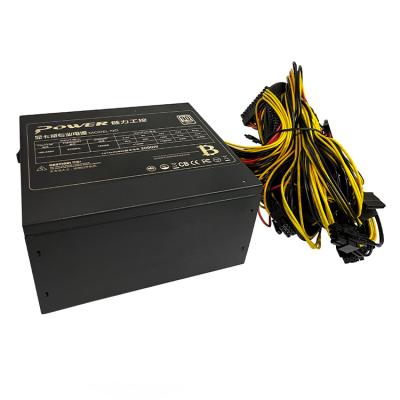 China ATX Dirt-resistant 90 PSU computer fan case server power supply. gold 8 GPU 1800w plus 2000w for sale