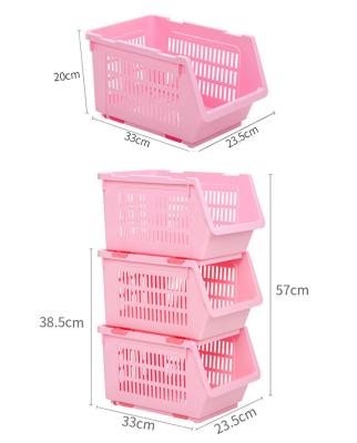 China Viable Kitchen Storage Shelf Baskets Fruit Vegetable Storage Rack Floor Around Household Multifunctional Shelf With Wheels for sale