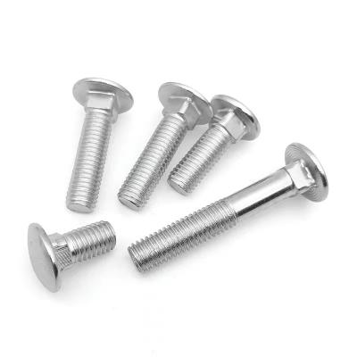 China Stainless Steel Hardware Fasteners Bolts And Nuts Full Square Neck A2 70 Stainless Steel Carriage Bolt DIN 603 8mm 10mm for sale