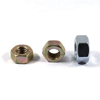 China Heavy Industry Factory Hardware Wholesale Fasteners Galvanized Hex Hex Wire Nut Thin Nuts 10mm 12mm for sale