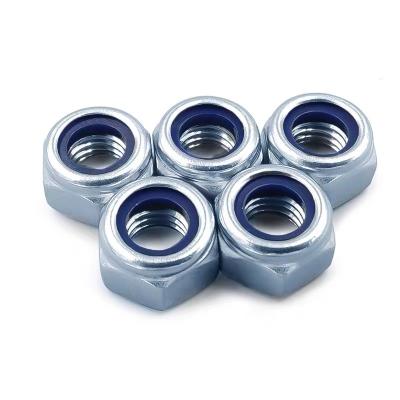 China Heavy industry m10 unef nylock nut bearing lock nut thread metric thin locknuts 58 1.25 516 for sale