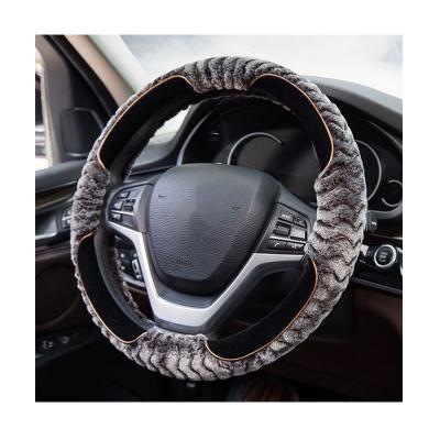 China Perfectly Fit Design Car Wheel Cover 15 Inch Best Selling Steering Fuzzy Steering Wheel Cover for sale