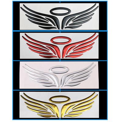 China Eco-friendly 3D PVC Waterproof Funny Wing Funny Car Window Stickers And Decals Car Stickers for sale