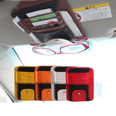 China Convenience factory direct wholesale multi pocket grid storage sun visor storage card package automatic air bag for sale