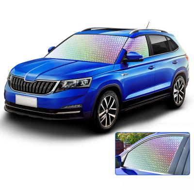 China Lowering Car Interior Temperatures Econour Cool UV Car Sun Shade Front Cover Shades Windshield Sunvisor Car Shade Heat Shield Sunshade for sale