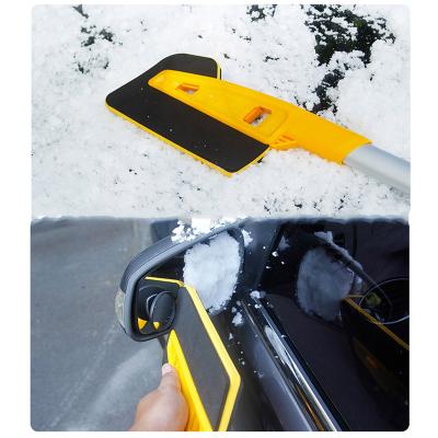 China Custom Car Snow Winter Windshield Snow Brush Automotive Care Sweeping Brush Super Luxury Scraper Cleaning DetachableIce for sale