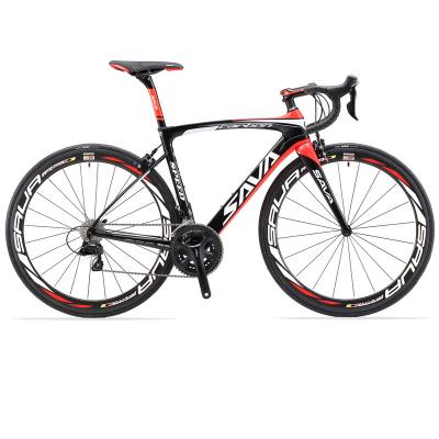 China 22 speed double V brake carbon frame wholesale cheap price carbon bicycles carbon road bike for adults racing bike for sale