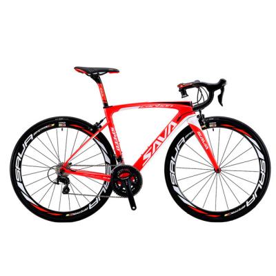 China Racing New Light Weight 20 Inch 700C 22 Speed ​​Carbon Fiber Road Bicycle With Double V Brake for sale