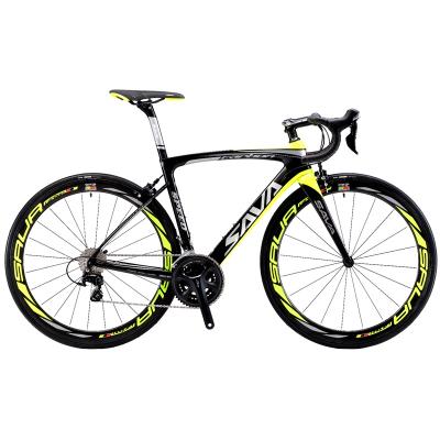 China Racing Double V Brake 22 Speed ​​Carbon Fiber Road Bike Mountain 700C High Carbon Bicycle Biciletas For Adults for sale