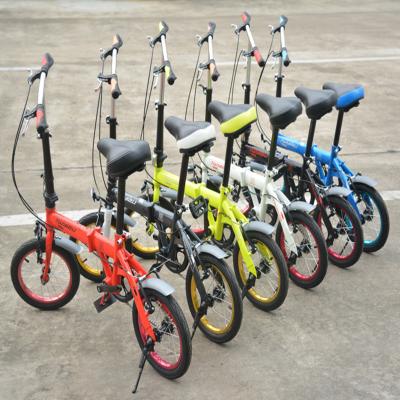 China Kids Bike Kids Bike New Model 14 Inch Children's Bicycle Folding Bike V Brake Carbon Steel Frame To Accept Custom Logo for sale