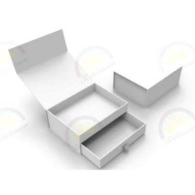 China Hot Sale High Quality Jewelry Box Drawer Box Mass Customization Packaging Flip Drawer Gift Box for sale