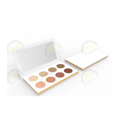 China Hot Sale Professional Lower Price Eye Shadow Palette Box Mass Customization Foil-stamped Edge Custom Eye Shadow Palette for sale