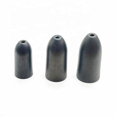 China Wholesale Tungsten Top Tungsten Weights Black Worm Fishing Sinkers Oxide Bullet Weight for sale