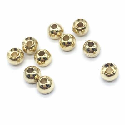 China Fly Fishing Fly Tying System Hair Hook DIY Tungsten Round Beads Gold Silver Tungsten Bean Nymph Head DIY Tungsten Round Beads for sale