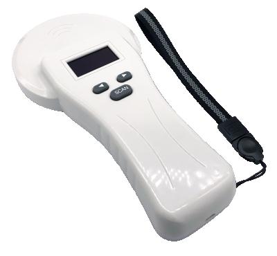 China Handheld 134.2khz Muti-tag data collection pet chip reader scanner rfid tag reader FDX-b scanner à venda