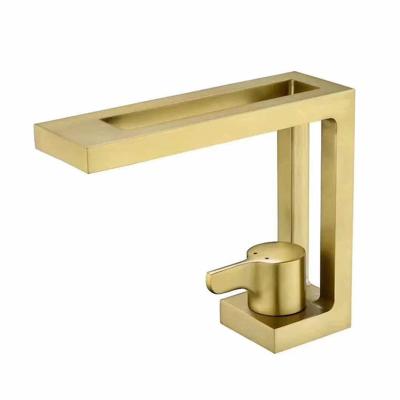 China Creative Metered Basin Faucet Gold Basin Faucet Bathroom Mixer Tap Bathroom Toilet Basin Faucets for sale