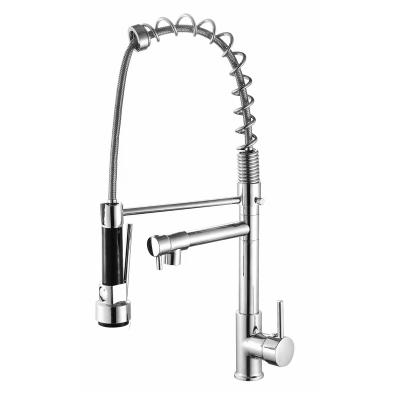 China Single Lever Tap 2 Way Tap Kitchen Sprayer Water Pull Out Kitchen Faucets for sale