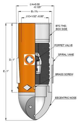 China API Standard Single Valve Float Collar And Shoe With  PDC Valve for sale