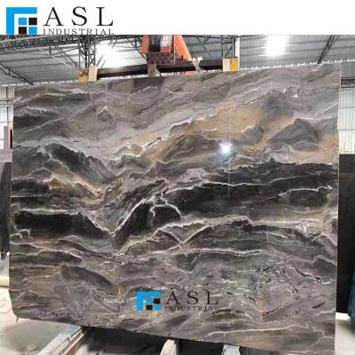 China Modern factory direct brown Venetian marble floor tile interior decoration for sale