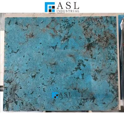 China Modern factory direct blue marble macauba onyx marble sky blue quartzite marmol azul blue marble for sale