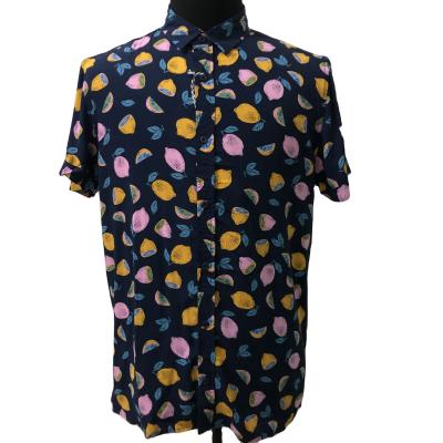 China Wholesale Mens Hawaiian Shirts Vacation Beach Wear Floral Print Rayon Shirts Breathable Breathable Bottom Lots for sale