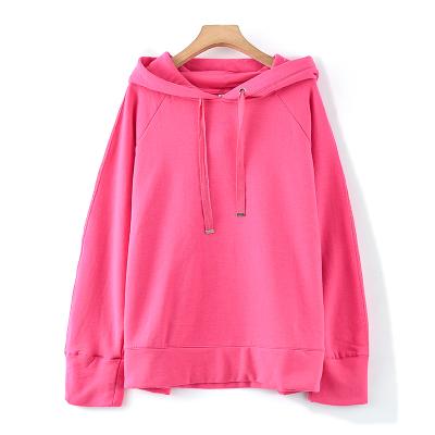 China high quality anti wrinkle anti wrinkle mujer sweatshirts china supplier pink sudaderas hoodies for women garment stock lots for sale