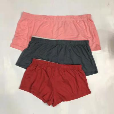 China Ladies Breathable Women's Home Wear Shorts Shorts High Quality Women's Elastic Waist Solid Casual Shorts for sale