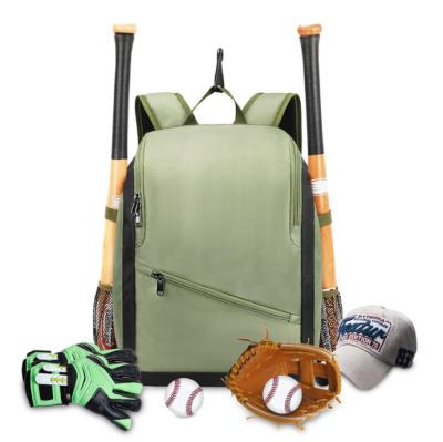 China custom high quality baseball bags baseball backpack it can hold hats and gloves baseball bats BQ-001 for sale