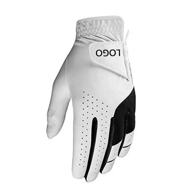 China Wholesale custom made high quality cabretta golf gloves japanese leather sheepskin golf gloves men manufacturer for sale