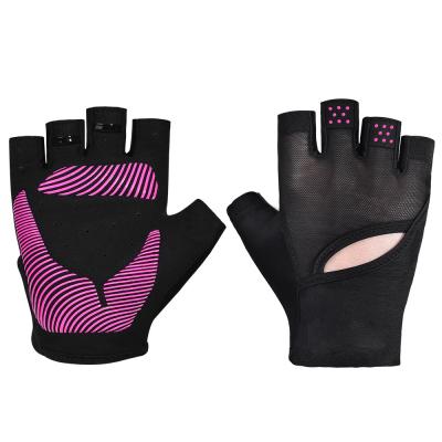 China manufacturers 2020 Fashion Gym Gloves Women Workout Fitness Weightlifting Breathable Gloves JS023 for sale