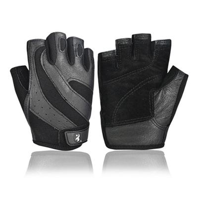 China manufacturers 2020 fashion crossfit gym gloves fitness exercise weightlifting gloves genuine leather breathable JS020 for sale