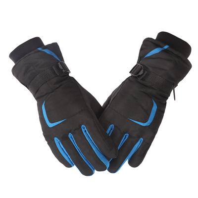 China Sports Manufacturers Fashion Winter Gloves Black Custom Logo Long Mittens Warm Gloves for sale