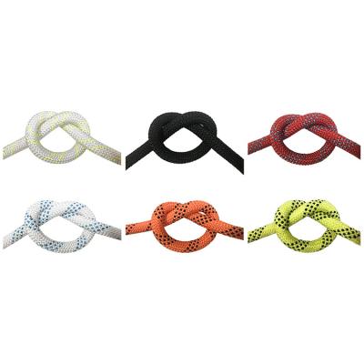 China 12mm high strength OEM customized colorful solid braided polyester kernmantle rope for sale