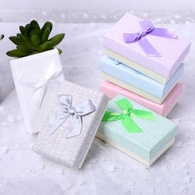 China Creative Mother's Day Jewelry Packaging Box Jewelry Gift Bow Gift Box Set Customized Hot Sale Gift Jewelry Box for sale