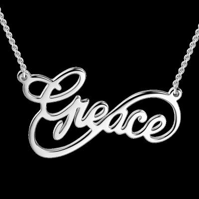 China Wholesale 925 FASHIONABLE Mother's Day Silver Personalized Name Necklace Unlimited Jewelry for sale