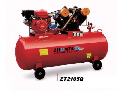 China Gasoline Belt Driven Industrial Air Compressor 2105 ZT2105Q for sale