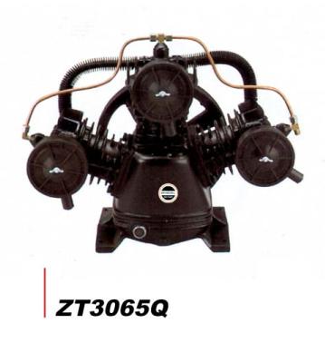 China 3065Q 6.5HP 12.5bar High Pressure Belt Air Compressor Pump ZT3065Q for sale