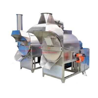 China Snack Factory Almond Sesame Pimpkim Seed Sunflower Peanut Roasting Machine Spices Gas Nut Roasting Machine Price for sale