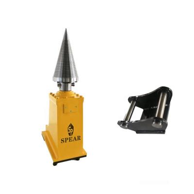 China Building Material Shop Hydraulic Screw Log Splitter Cone Log Splitter for sale