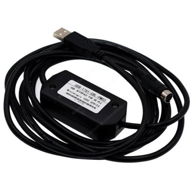 China Industrial Automation 2.5m PLC Cable USB Interface Adapter for AB MicroLogix 1000 Series PLC Programming Cable USB-1761-CBL-PM02 for sale