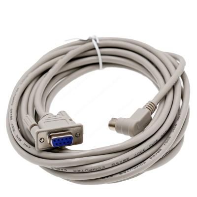 China Automation Industry 9-PIN D-SHELL to MINI DIN RS-232 8-PIN Cables for AB PANELVIEW to MICROLOGIX PLC Programming Cable 2711-NC21 3m for sale