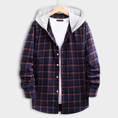 China 10701-SE39 2021 QUICK DRY men's jackets hoodie plaid jackets sehe outdoor fashion for sale