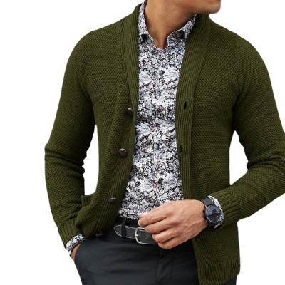 China 10708-SE5 breathable 2021 autumn long sleeve 4 colors plus size sweater cardigan for men pocket sehe casual fashion for sale