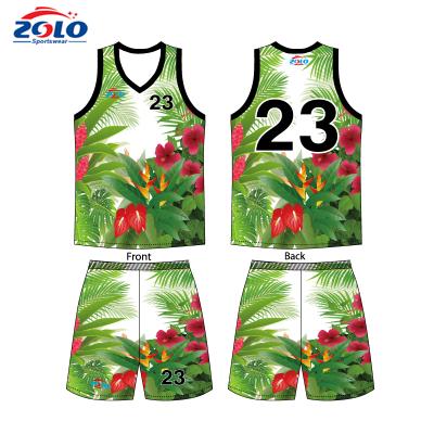 China Popular Breathable And The Newest Love Couples Pink Basketball Uniforms for sale