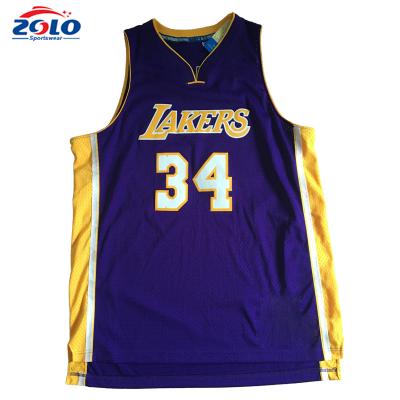 China Cheap Antibacterial Custom Sublimation Tackle Twill Basketball Uniforms,Basketball Shirts for sale