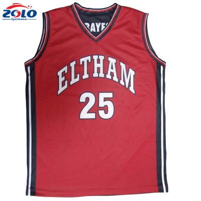 China Team USA Antibacterial Cheap Custom Basketball Jerseys for sale